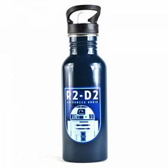 Stainless Steel Star Wars Water Bottle (R2-D2)