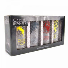 Game of Thrones Drinking Glasses Set of 4
