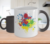 Image of Autism Puzzle Heart - Heat Changing Mug