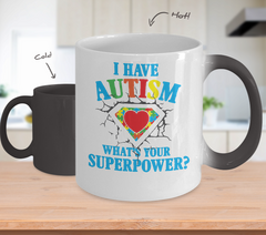 Autism Superpower - Heat Changing Mug